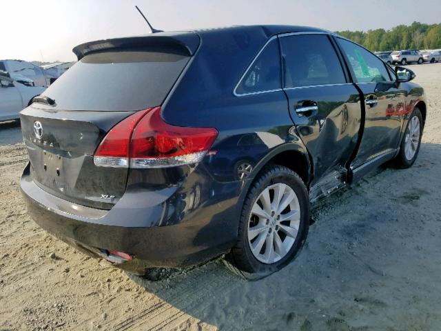 4T3ZA3BB6EU085904 - 2014 TOYOTA VENZA LE BLACK photo 4