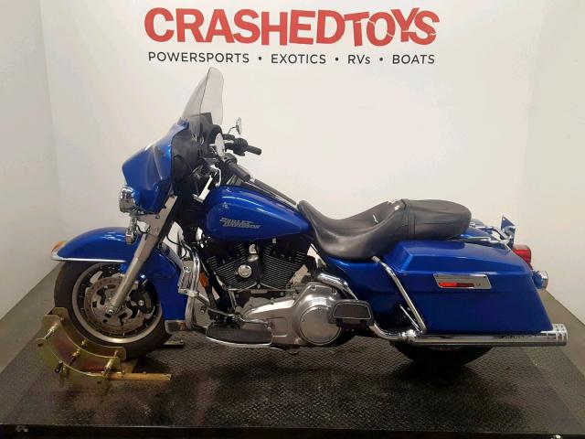 1HD1FV4378Y656521 - 2008 HARLEY-DAVIDSON FLHT BLUE photo 3