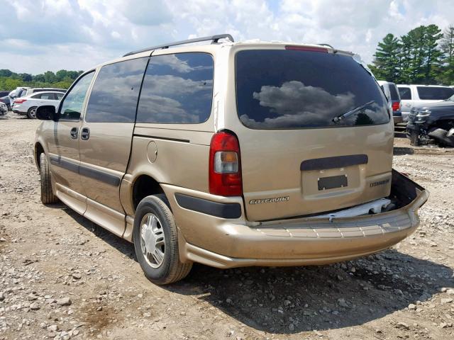 1GBDV13E85D145386 - 2005 CHEVROLET VENTURE IN GOLD photo 3