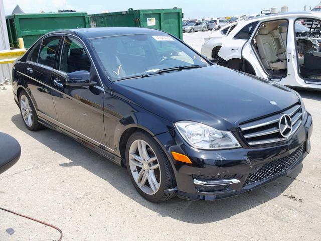 WDDGF4HB0EG252457 - 2014 MERCEDES-BENZ C 250 BLACK photo 1