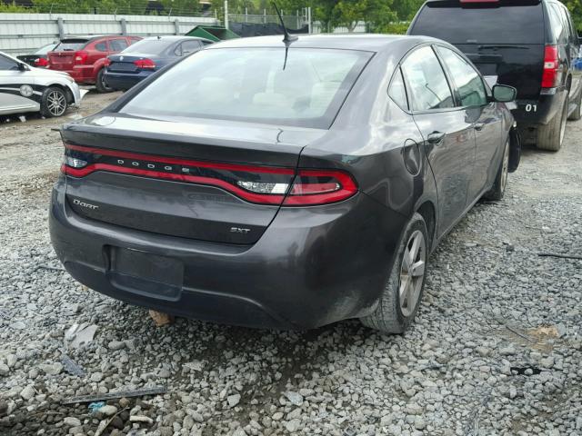 1C3CDFBB5GD555181 - 2016 DODGE DART SXT GRAY photo 4