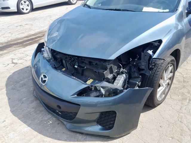 JM1BL1V74C1678826 - 2012 MAZDA 3 I BLUE photo 9