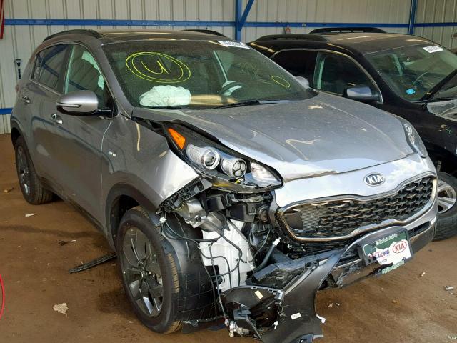 KNDP6CAC5L7637999 - 2020 KIA SPORTAGE S SILVER photo 1