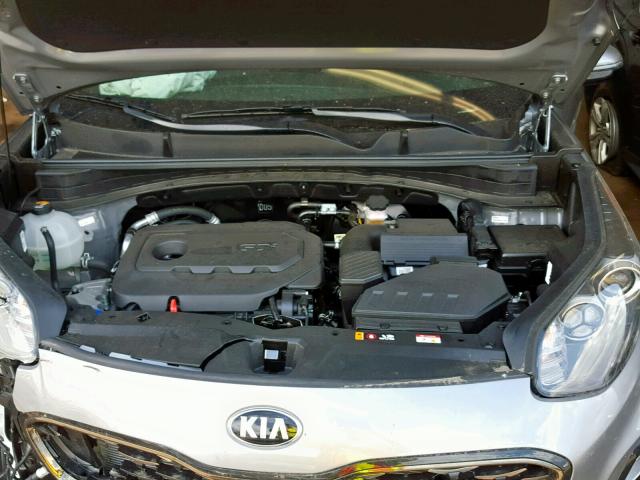 KNDP6CAC5L7637999 - 2020 KIA SPORTAGE S SILVER photo 7