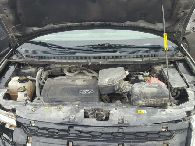 2FMDK3KC1DBA17667 - 2013 FORD EDGE LIMIT GRAY photo 7