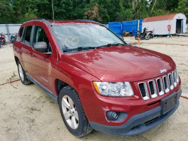 1J4NF1FB8BD135283 - 2011 JEEP COMPASS SP წითელი ფოტო 1
