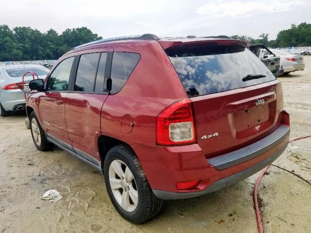 1J4NF1FB8BD135283 - 2011 JEEP COMPASS SP წითელი ფოტო 3