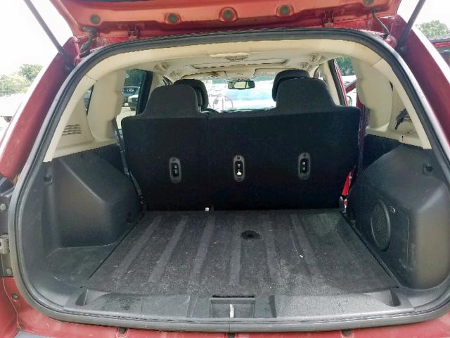 1J4NF1FB8BD135283 - 2011 JEEP COMPASS SP წითელი ფოტო 9