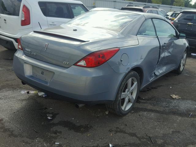 1G2ZH361674188483 - 2007 PONTIAC G6 GT BLUE photo 4