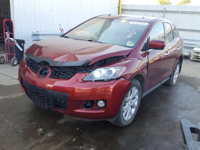 JM3ER293970118506 - 2007 MAZDA CX-7 MAROON photo 2