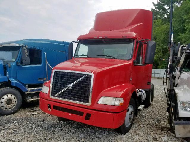 4V4MC9EG1EN166657 - 2014 VOLVO VN VNM RED photo 2