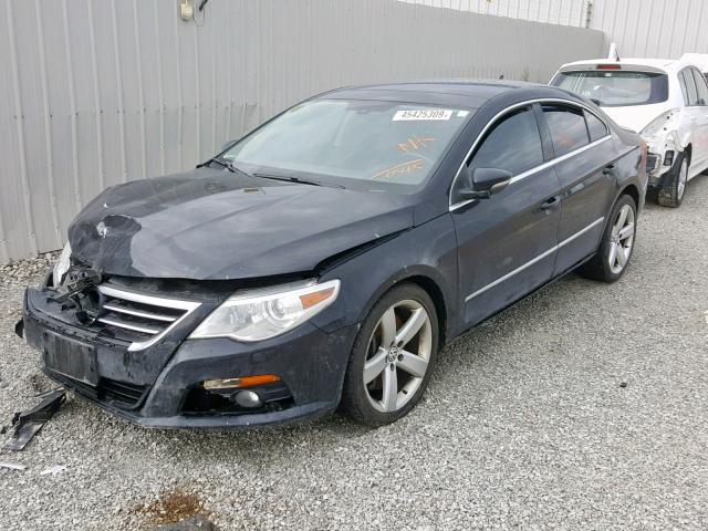 WVWGU73C39E530545 - 2009 VOLKSWAGEN CC VR6 4MO BLACK photo 2