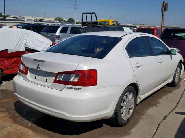 4A32B2FF4CE019570 - 2012 MITSUBISHI GALANT FE WHITE photo 4