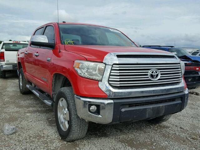 5TFHW5F10EX325390 - 2014 TOYOTA TUNDRA CRE RED photo 1