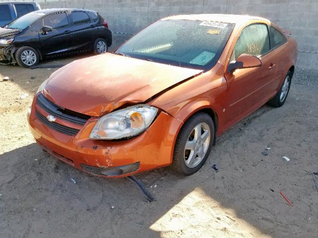 1G1AL18F967631204 - 2006 CHEVROLET COBALT LT ORANGE photo 2