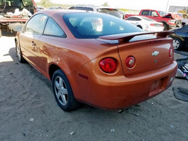 1G1AL18F967631204 - 2006 CHEVROLET COBALT LT ORANGE photo 3