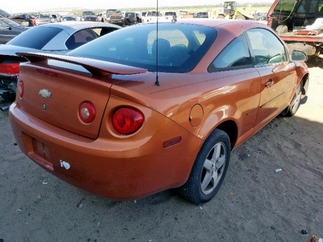 1G1AL18F967631204 - 2006 CHEVROLET COBALT LT ORANGE photo 4