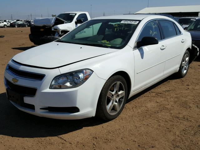 1G1ZB5E03CF361742 - 2012 CHEVROLET MALIBU LS WHITE photo 2