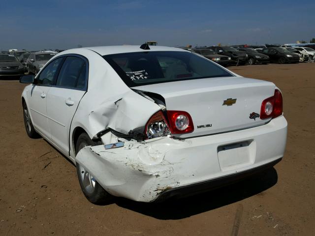 1G1ZB5E03CF361742 - 2012 CHEVROLET MALIBU LS WHITE photo 3