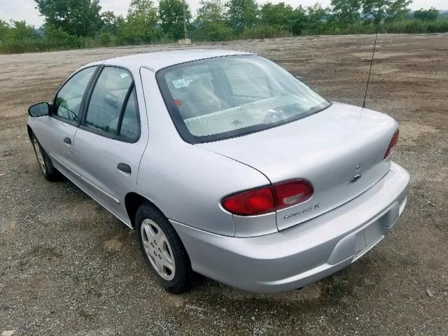 1G1JF52T7Y7120820 - 2000 CHEVROLET CAVALIER L SILVER photo 3