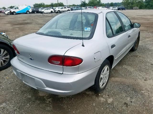 1G1JF52T7Y7120820 - 2000 CHEVROLET CAVALIER L SILVER photo 4