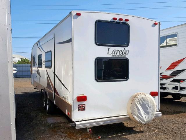 4YDT284275J461048 - 2005 KEYSTONE LAREDO WHITE photo 3