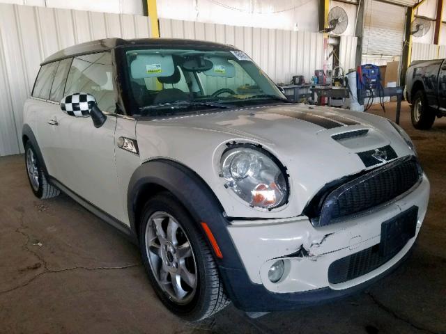 WMWMM33599TP93158 - 2009 MINI COOPER S C WHITE photo 1