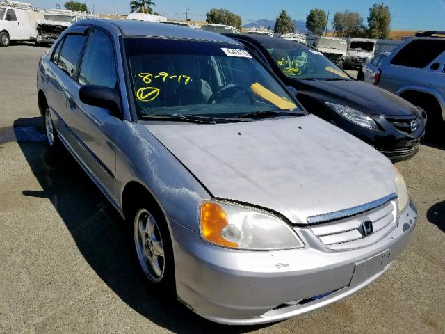 2HGES16211H548473 - 2001 HONDA CIVIC DX SILVER photo 1