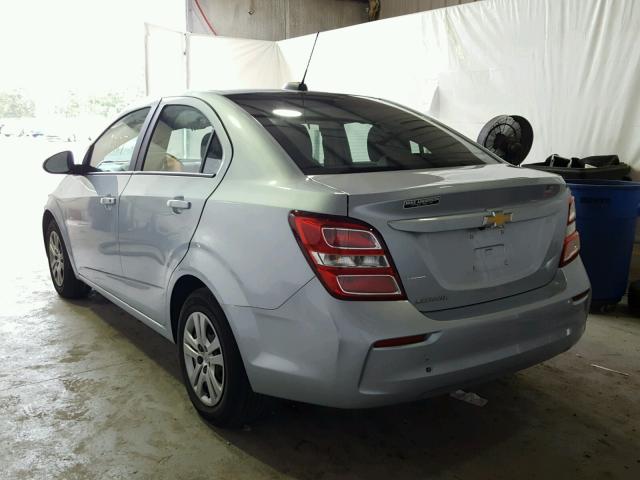 1G1JB5SH4H4163178 - 2017 CHEVROLET SONIC LS 蓝色 照片 3