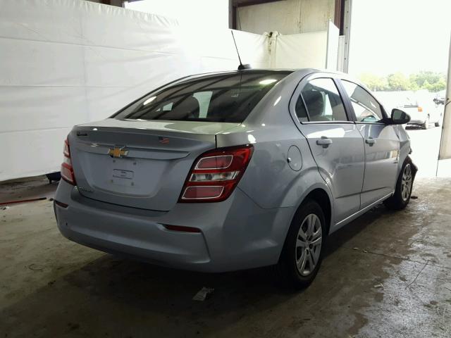 1G1JB5SH4H4163178 - 2017 CHEVROLET SONIC LS 蓝色 照片 4