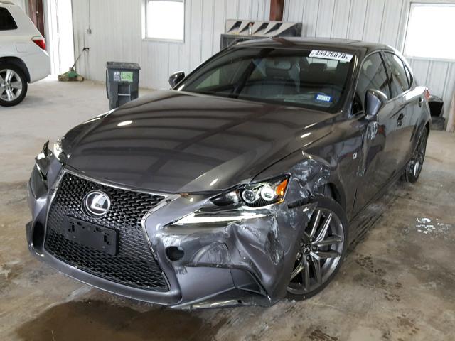 JTHBA1D2XG5015835 - 2016 LEXUS IS 200T GRAY photo 2