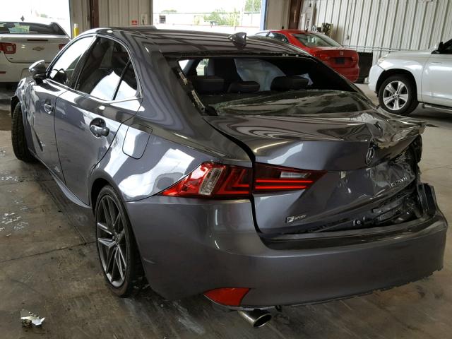 JTHBA1D2XG5015835 - 2016 LEXUS IS 200T GRAY photo 3