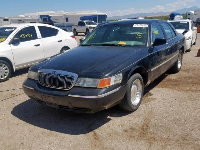 2MEFM75W0WX660617 - 1998 MERCURY GRAND MARQ BLACK photo 2