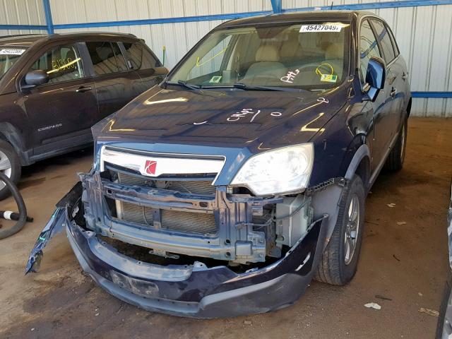 3GSCL33PX8S672722 - 2008 SATURN VUE XE BLUE photo 2