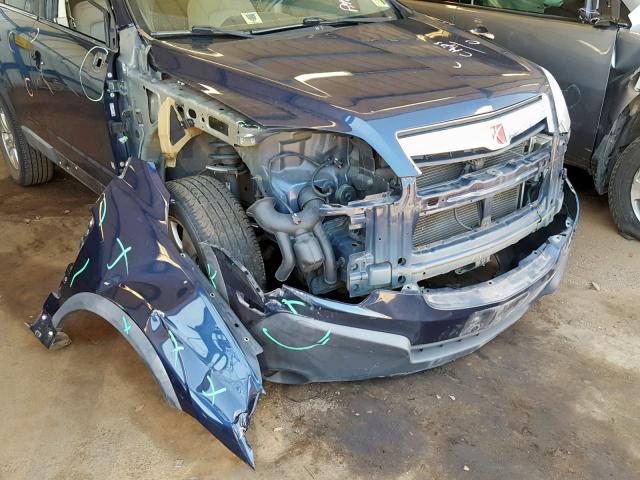 3GSCL33PX8S672722 - 2008 SATURN VUE XE BLUE photo 9