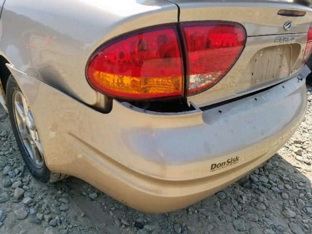 1G3NF52E01C113442 - 2001 OLDSMOBILE ALERO GLS GOLD photo 9