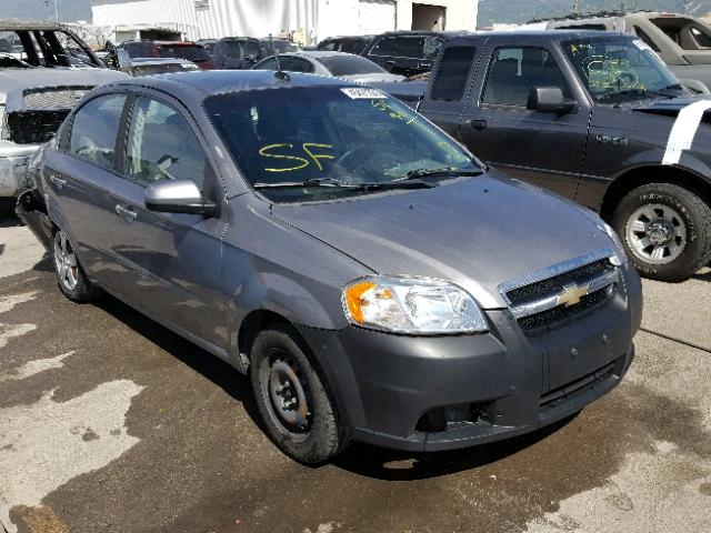 KL1TD5DE3AB073249 - 2010 CHEVROLET AVEO LS GRAY photo 1