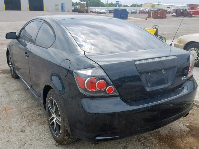 JTKDE167680270982 - 2008 TOYOTA SCION TC შავი ფოტო 3
