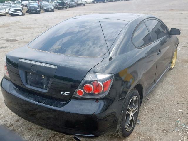 JTKDE167680270982 - 2008 TOYOTA SCION TC შავი ფოტო 4