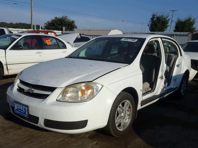 1G1AL55F367808051 - 2006 CHEVROLET COBALT LT WHITE photo 2