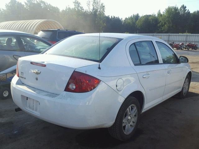 1G1AL55F367808051 - 2006 CHEVROLET COBALT LT WHITE photo 4