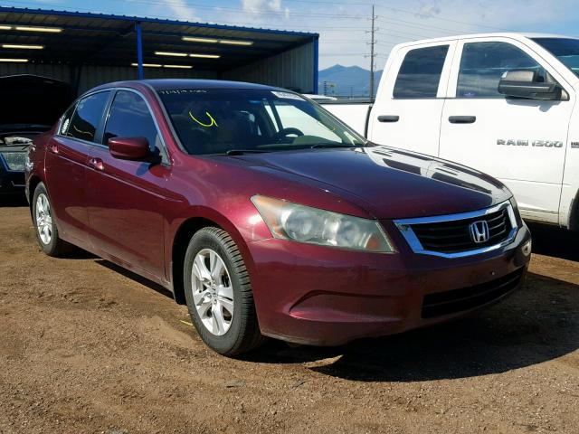 1HGCP264X8A075827 - 2008 HONDA ACCORD LXP MAROON photo 1