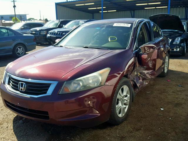 1HGCP264X8A075827 - 2008 HONDA ACCORD LXP MAROON photo 2