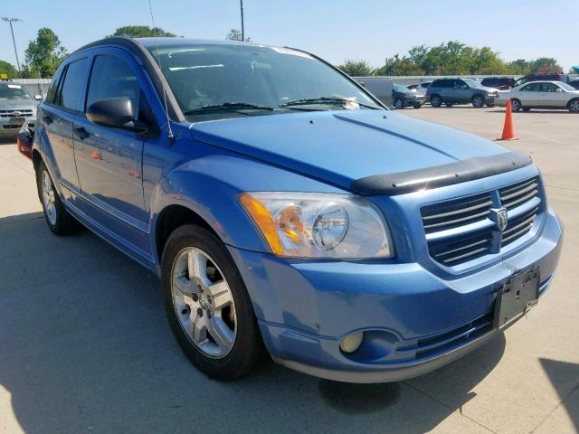 1B3HB48B97D320609 - 2007 DODGE CALIBER SX BLUE photo 1