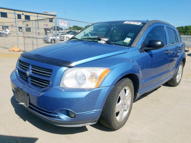 1B3HB48B97D320609 - 2007 DODGE CALIBER SX BLUE photo 2