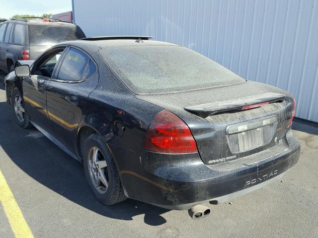 2G2WS542241342562 - 2004 PONTIAC GRAND PRIX BLACK photo 3