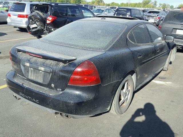 2G2WS542241342562 - 2004 PONTIAC GRAND PRIX BLACK photo 4