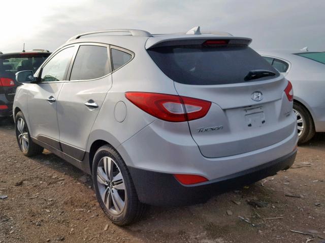 KM8JUCAG4FU977791 - 2015 HYUNDAI TUCSON LIM SILVER photo 3