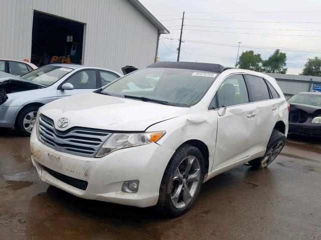 4T3ZK3BB0AU027200 - 2010 TOYOTA VENZA WHITE photo 2