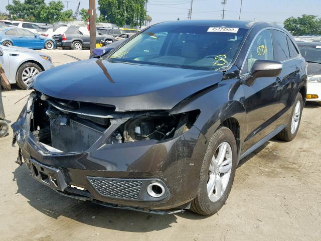 5J8TB3H55FL014316 - 2015 ACURA RDX TECHNO BROWN photo 2